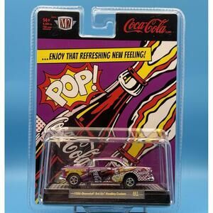 2025 M2 Machines Coca Cola Series 1955 Chevrolet Bel Air Hardtop Custom A51